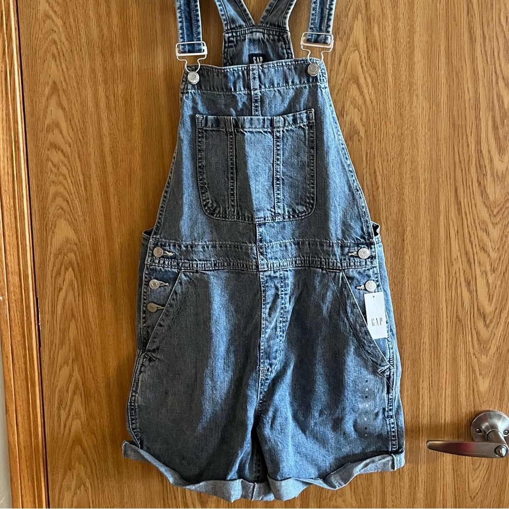 GAP jean short overalls
